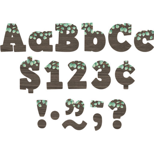 [8450 TCR] Eucalyptus 4" Bold Block Letters Combo Pack