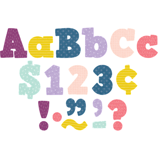 [9037 TCR] Oh Happy Day Bold Block 4" Letters Combo Pack