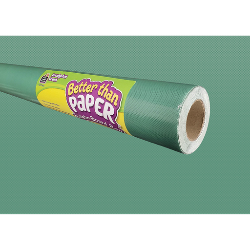 [32441 TCR] Teacher Created Resources® Better Than Paper® Eucalyptus Green Bulletin Board Roll Pack of 4, Reusable Bulletin Board Backdrop