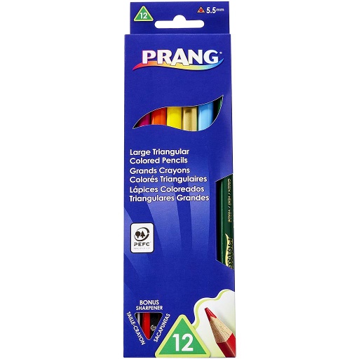 [25120 DIX] Prang Large Triangular Colored Pencils