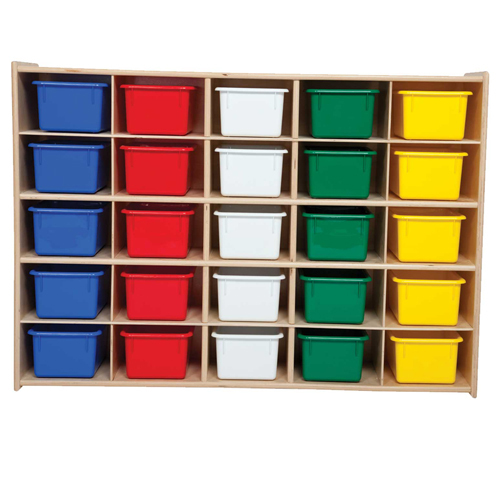 [C16003 WD] Contender 25 Tray Storage with Assorted Trays Ready to Assemble