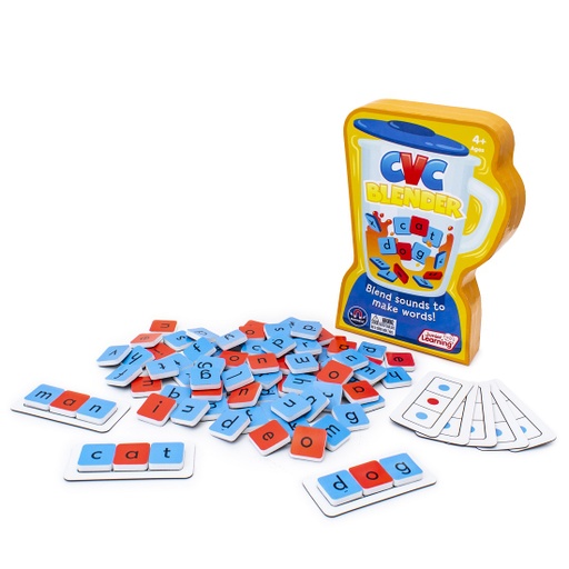 [653 JL] Junior Learning® CVC Blender — Word Building Game for Early Phonics
