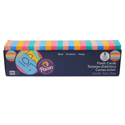 [74170 PAC] Pacon® Blank Flash Card Dispenser Boxes — 2" × 3", 1000 cards
