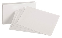[30EE ESS] 100ct 3x5 White Blank Index Cards Pack