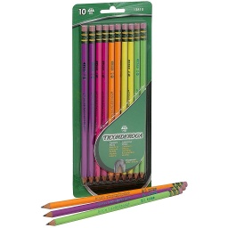 [13810 DIX] 10ct Ticonderoga Neon Pencils
