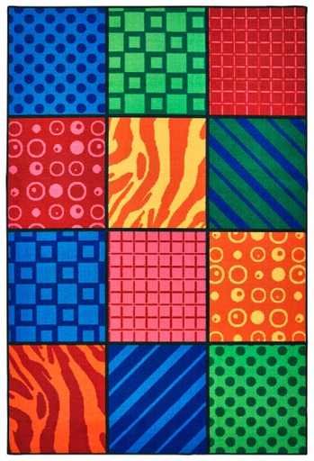 [4819 CFK] Patterns at Play Rug 4ft x 6ft Rectangle