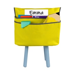 [10412 CL] Yellow 12&quot; Small Chair Cubbie