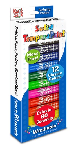 [602 TPG] 12ct Kwik Stix Tempera Paint Set