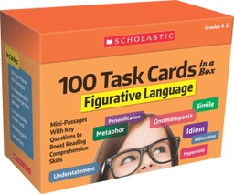 [716434 SC] 100 Task Cards in a Box Figurative Language