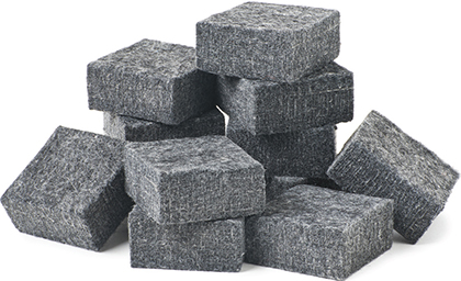 [74520 CLI] Charles Leonard® Multi‑Purpose Felt Erasers — 2" × 2", 12 pack