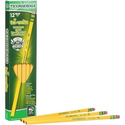 [13856 DIX] 12ct Ticonderoga Tri-Write Triangular Pencils