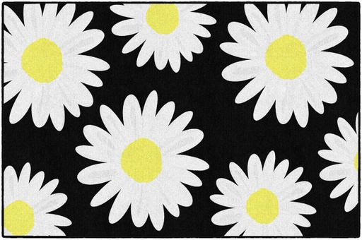 [CA210728SG FC] Schoolgirl Style Daisies 5' X 7'6" Rectangle Carpet 