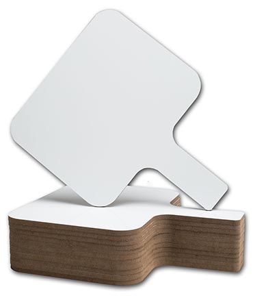 [10039 FS] Flipside® Rectangular Dry Erase Answer Paddles,8" x 9-3/4", 12 Count 