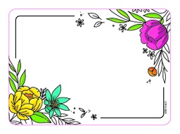 [10693 CTP] Doodly Blooms Labels