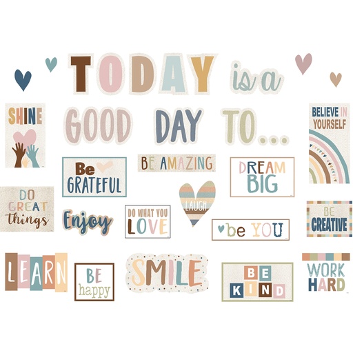 [7163 TCR] Everyone is Welcome Today is a Good Day Mini Bulletin Board