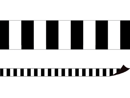 [77564 TCR] Black Stripes Magnetic Border