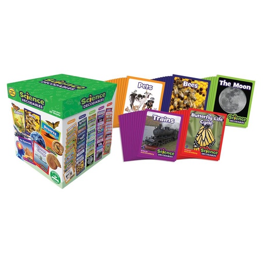 [BB105 JL] Junior Learning® Science Decodables — Non‑Fiction Boxed Set (60 Books)