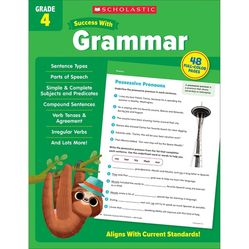 [735524 SC] Scholastic® Success with Grammar — Grade 4