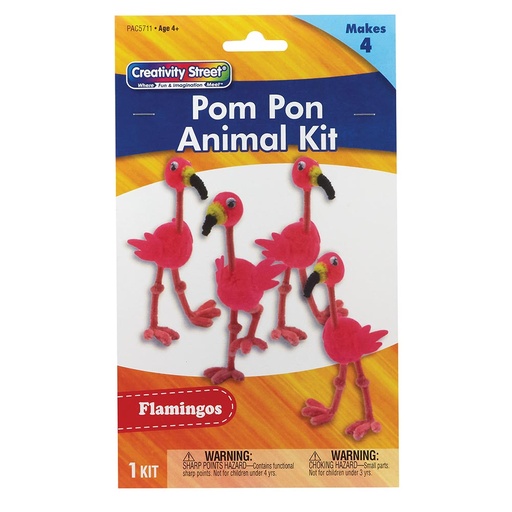 [AC5711 PAC] Pom Pon Flamingos 4ct Activity Kit