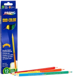 [22106 DIX] Prang Duo Colored Pencils 12 Color - 6 Ct Set