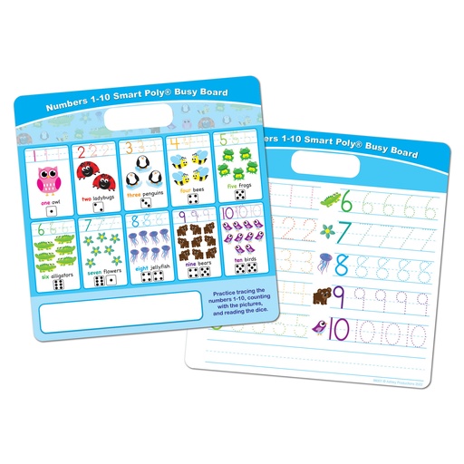 [98001 ASH] Numbers 1-10 Smart Poly Busy Board