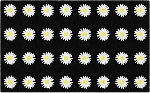 [CA211244SG FC] Daisy Sitting Spots 7'6" X 12' Rectangle Carpet