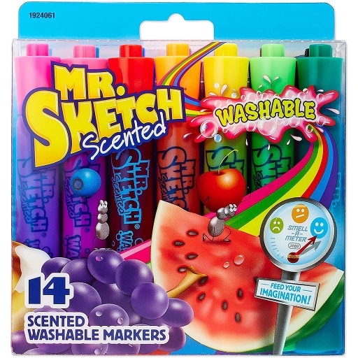 [1924061 SAN] EXPO®/Sharpie® 14ct Mr Sketch Washable Scented Chisel Marker Set