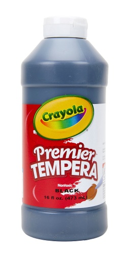 [5412163051 BIN] 16oz Black Crayola Premier Tempera
