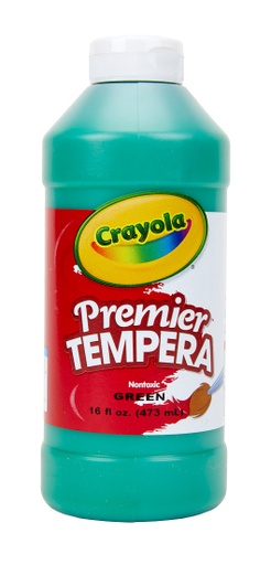 [5412163044 BIN] 16oz Green Crayola Premier Tempera