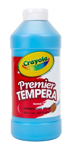 [5412163048 BIN] Crayola® Premier Tempera Paint — Turquoise, 16 oz bottle