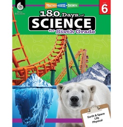 [51412 SHE] 180 Days of Science for 6th Grade