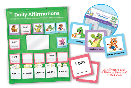 [95378 H2M] Daily Affirmations Pocket Chart