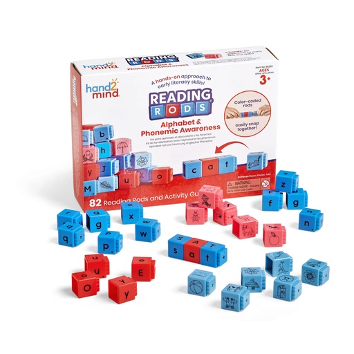 [95392 H2M] Reading Rods Alphabet & Phonemic Awareness Set