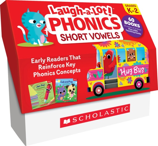 [736586 SC] Scholastic® Laugh‑a‑Lot Phonics — Short Vowels Stories
