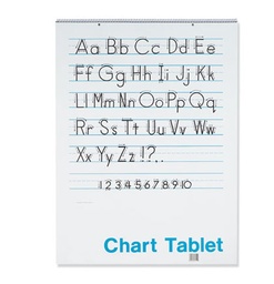 [74720 PAC] 24x16 1.5 inch Ruled Chart Tablet