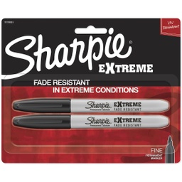 [1919845 SAN] 2ct Black Sharpie Extreme Permanent Markers