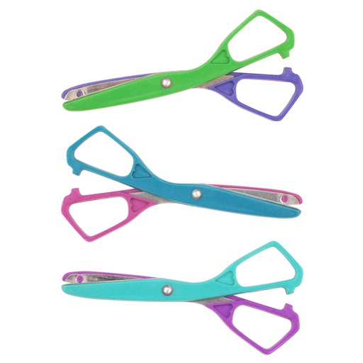 [10545 ACM] 5 1/2" Blunt Economy Plastic Safety Scissors Each