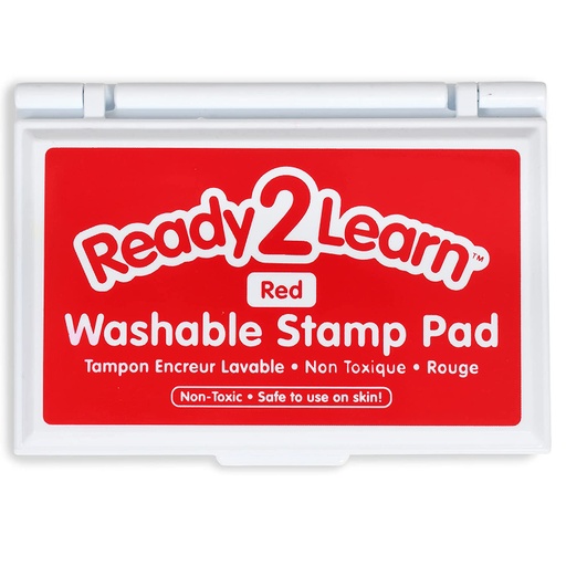 [10047 CE] Ready2Learn™ Washable Stamp Pad, Red,3-3/4" x 2-1/4", Single pad 