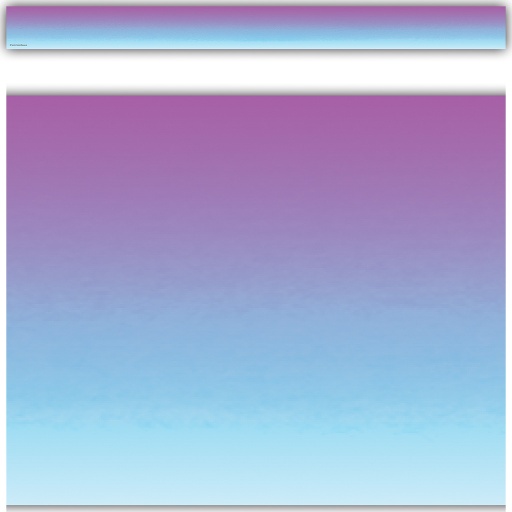 [3932 TCR] 35' Purple and Blue Color Wash Straight Border Trim