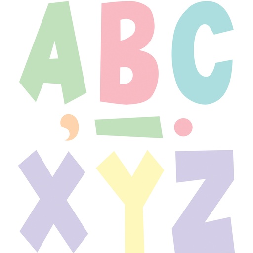 [70105 TCR] 120ct Pastel Pop 7" Fun Font Letters