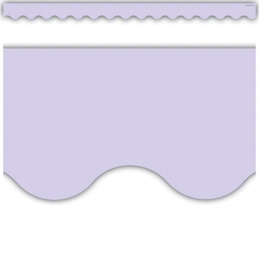 [8441 TCR] 35' Lavender Scalloped Border Trim