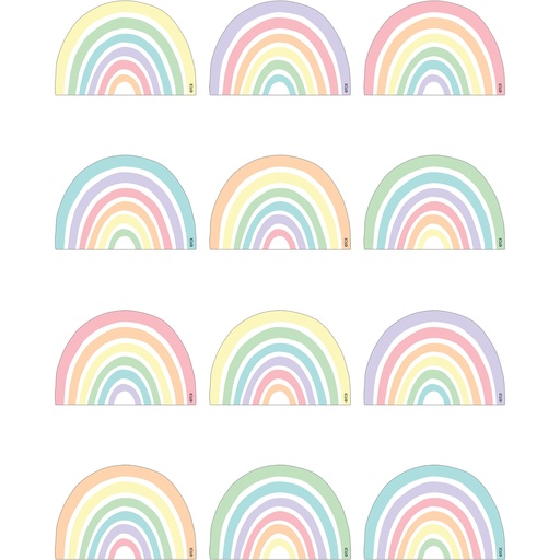 [8442 TCR] 36ct Patel Pop Rainbows Mini Accents