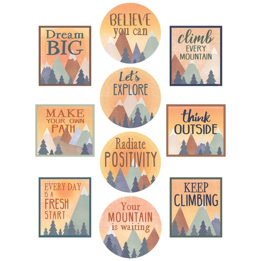 [9145 TCR] 30ct Moving Mountains Positive Sayings Accents
