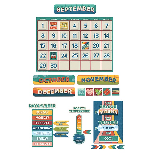 [847802 EU] Adventurer Calendar Bulletin Board Set