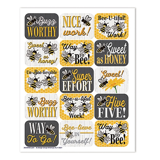 [655093 EU] Eureka® The Hive Success Stickers — 120 Count, 1-3/8" × 1"