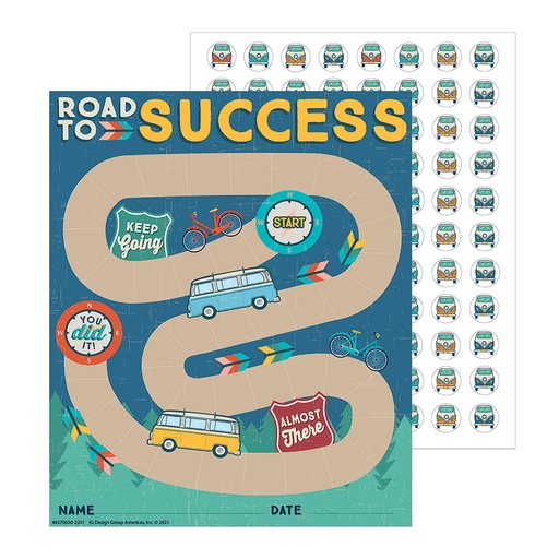 [837065 EU] 36ct Adventurer Mini Reward Chart with Stickers
