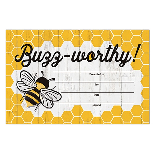 [844226 EU] Eureka® The Hive Recognition Awards — 8.5" × 5.5", Pack of 36
