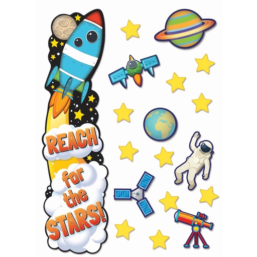 [849316 EU] Outer Space All-In-One Door Decor Kit