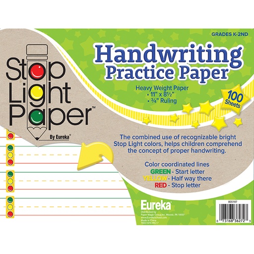 [805107 EU] 100ct Stop Light Paper Practice Paper