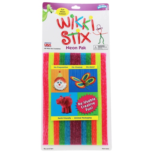 [804 WKX] 48ct Wikki Stix® Neon Colors